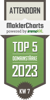 MaklerCharts KW 06/2023 - Hausverwaltung B�hler Immobilien KG ist TOP-5-Makler in Attendorn