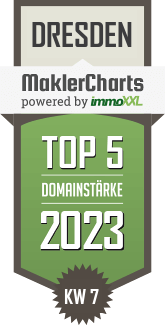 MaklerCharts KW 06/2023 - Canaletto Immobilien ist TOP-5-Makler in Dresden