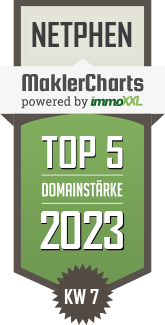MaklerCharts KW 06/2023 - IMMPerfect Immobilien ist TOP-5-Makler in Netphen