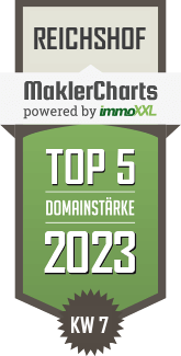 MaklerCharts KW 06/2023 - JOMA Immobilien GmbH ist TOP-5-Makler in Reichshof