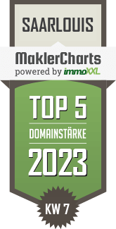 MaklerCharts KW 06/2023 - RE/MAX Immobilien Kontor Saarlouis & Merzig ist TOP-5-Makler in Saarlouis