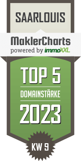 MaklerCharts KW 08/2023 - RE/MAX Immobilien Kontor Saarlouis & Merzig ist TOP-5-Makler in Saarlouis