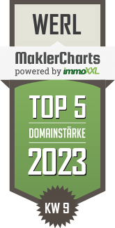 MaklerCharts KW 08/2023 - Schulte-Tigges Immobilien ist TOP-5-Makler in Werl