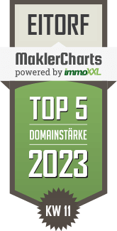 MaklerCharts KW 10/2023 - Sabrina Dietrich Immobilien ist TOP-5-Makler in Eitorf