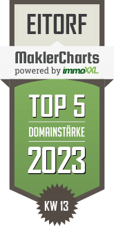 MaklerCharts KW 12/2023 - Sabrina Dietrich Immobilien ist TOP-5-Makler in Eitorf