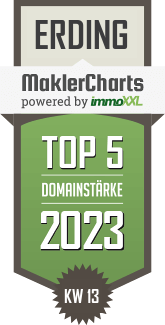 MaklerCharts KW 12/2023 - Immotions Immobilien ist TOP-5-Makler in Erding