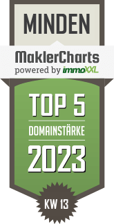 MaklerCharts KW 12/2023 - Sito Immobilien Minden ist TOP-5-Makler in Minden