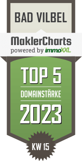 MaklerCharts KW 14/2023 - Andrea Ditzel Immobilien ist TOP-5-Makler in Bad Vilbel