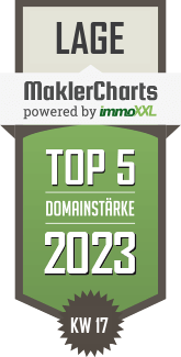 MaklerCharts KW 16/2023 - Janke Immobilien und Finanzen ist TOP-5-Makler in Lage