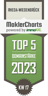 MaklerCharts KW 16/2023 - Knocke & Partner e.K ist TOP-5-Makler in Rheda-Wiedenbrck