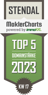 MaklerCharts KW 16/2023 - eisenhardt immobilien GmbH ist TOP-5-Makler in Stendal
