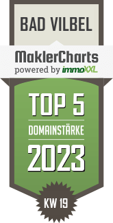 MaklerCharts KW 18/2023 - Andrea Ditzel Immobilien ist TOP-5-Makler in Bad Vilbel