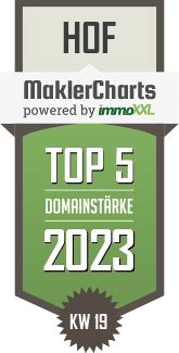 MaklerCharts KW 18/2023 - vub makler GmbH & Co. KG ist TOP-5-Makler in Hof