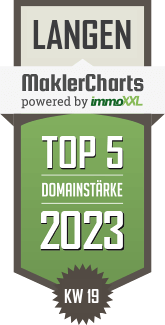 MaklerCharts KW 18/2023 - Immobilien von Heesen ist TOP-5-Makler in Langen