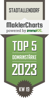 MaklerCharts KW 18/2023 - Marc Hrter Immobilien ist TOP-5-Makler in Stadtallendorf