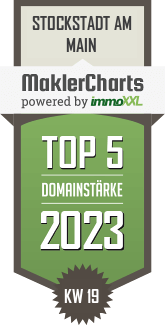 MaklerCharts KW 18/2023 - Andrea Arnold Immobilien ist TOP-5-Makler in Stockstadt am Main