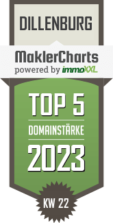 MaklerCharts KW 21/2023 - Smart-Solution24 GmbH ist TOP-5-Makler in Dillenburg