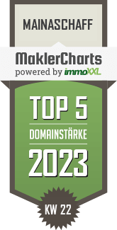 MaklerCharts KW 21/2023 - Ambition Immobilien e.K. ist TOP-5-Makler in Mainaschaff