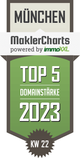 MaklerCharts KW 21/2023 - Hegerich Immobilien GmbH ist TOP-5-Makler in Mnchen