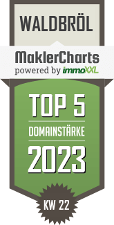 MaklerCharts KW 21/2023 - Bender & Bender Immobilien Gruppe GmbH ist TOP-5-Makler in Waldbrl