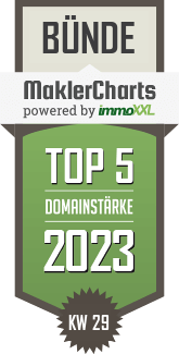 MaklerCharts KW 28/2023 - Fri-Mo Immobilien ist TOP-5-Makler in Bnde