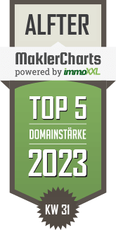 MaklerCharts KW 30/2023 - deinimmo GmbH ist TOP-5-Makler in Alfter
