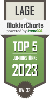 MaklerCharts KW 32/2023 - Laage Immobilien ist TOP-5-Makler in Lage