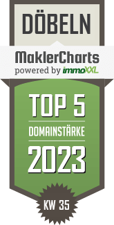 MaklerCharts KW 34/2023 - TAG Wohnen & Service GmbH ist TOP-5-Makler in Dbeln