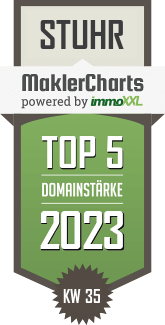 MaklerCharts KW 34/2023 - Markowsky Immobilien GmbH ist TOP-5-Makler in Stuhr