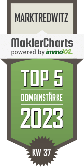 MaklerCharts KW 36/2023 - Sachverstndigenbro Ktk ist TOP-5-Makler in Marktredwitz