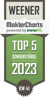 MaklerCharts KW 40/2023 - Anker Immobilien ist TOP-5-Makler in Weener