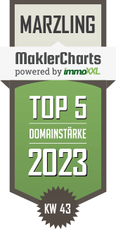 MaklerCharts KW 42/2023 - DMG Marketing GmbH ist TOP-5-Makler in Marzling