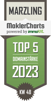 MaklerCharts KW 47/2023 - DMG Marketing GmbH ist TOP-5-Makler in Marzling