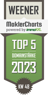 MaklerCharts KW 47/2023 - BS Immobilien Kontor GmbH ist TOP-5-Makler in Weener