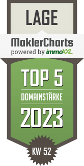 MaklerCharts KW 51/2023 - Laage Immobilien ist TOP-5-Makler in Lage