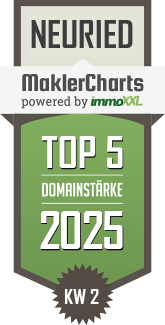 MaklerCharts KW 02/2025 - GG Real Estate e.K., Inh. Günther Gültling ist TOP-5-Makler in Neuried