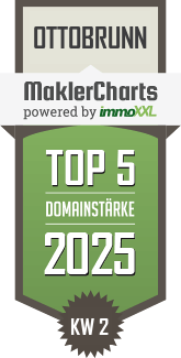MaklerCharts KW 02/2025 - Elke Sch�tz Immobilien ist TOP-5-Makler in Ottobrunn