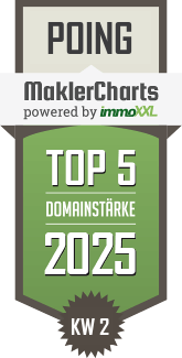 MaklerCharts KW 02/2025 - IHS Immobilien GmbH ist TOP-5-Makler in Poing