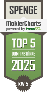 MaklerCharts KW 05/2025 - PVF Immobilien GmbH ist TOP-5-Makler in Spenge