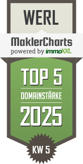 MaklerCharts KW 05/2025 - Schulte-Tigges Immobilien ist TOP-5-Makler in Werl