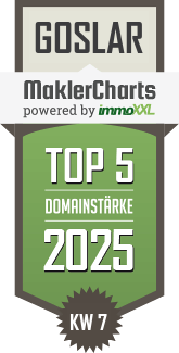 MaklerCharts KW 07/2025 - Hafermalz Immobilien ist TOP-5-Makler in Goslar