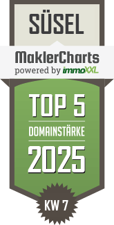 MaklerCharts KW 07/2025 - Lafrenz Immobilien ist TOP-5-Makler in Süsel
