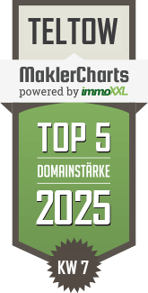 MaklerCharts KW 07/2025 - IBV GmbH ist TOP-5-Makler in Teltow