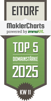 MaklerCharts KW 11/2025 - Sabrina Dietrich Immobilien ist TOP-5-Makler in Eitorf