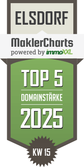 MaklerCharts KW 15/2025 - RHEIN-ERFT-IMMOBILIEN.com ist TOP-5-Makler in Elsdorf
