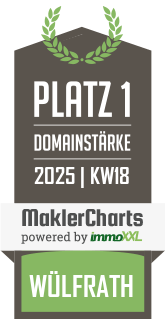 MaklerCharts KW 18/2025 - Immobilien Stahl ist bester Makler in Wlfrath