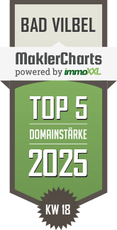 MaklerCharts KW 18/2025 - Immobilien Stephan von Schltter ist TOP-5-Makler in Bad Vilbel