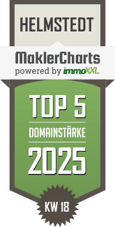 MaklerCharts KW 18/2025 - SR Immobilien ist TOP-5-Makler in Helmstedt