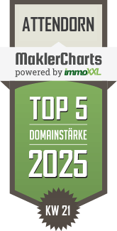 MaklerCharts KW 21/2025 - Kominos Immobilien ist TOP-5-Makler in Attendorn