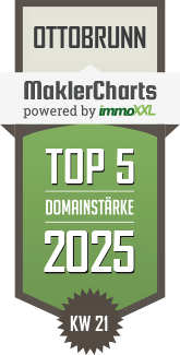 MaklerCharts KW 21/2025 - BAVARIA WERTIMMOBILIEN, Inh. Robert Fuerbeck ist TOP-5-Makler in Ottobrunn